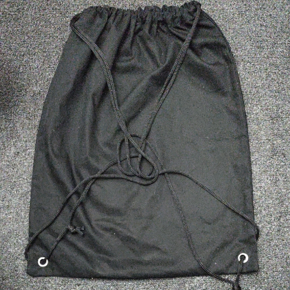 Celine Black Canvas Drawstring Backpack - image 6